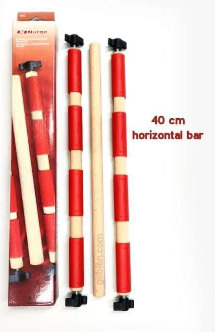 Nurge Verstellbarer Sticktischständer, Kreuzstichrahmen, Stickrahmenhalter, Handpoliertes Naturholz