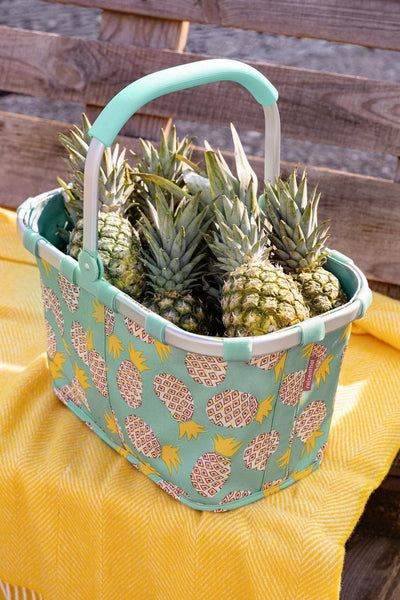 reisenthel carrybag pineapple – Stabiler Einkaufskorb mit viel Stauraum und praktischer Innentasche