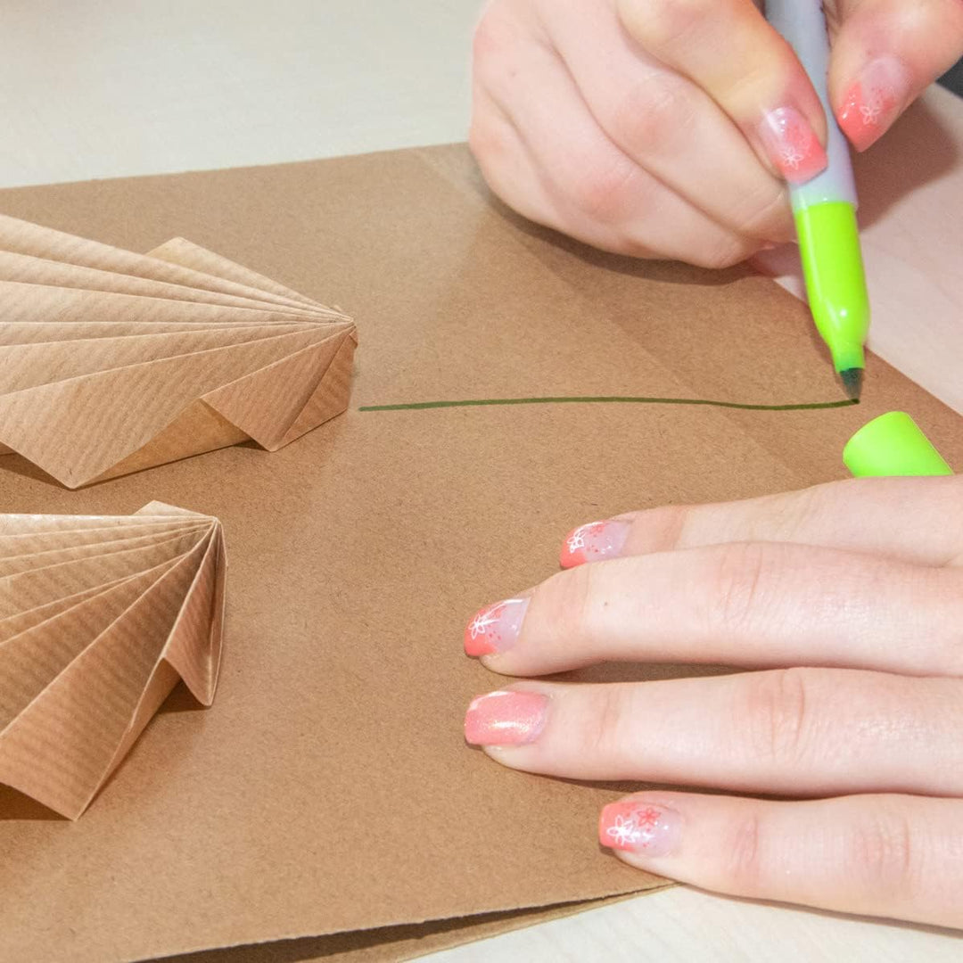 Idena 60058 - Papiertüten, 20 Stück, 12 x 5 x 15 cm, Geschenktüten, Kraftpapier Tüten, Basteltüten z