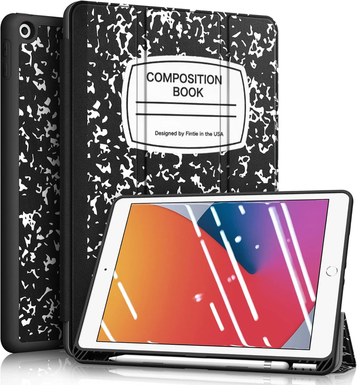 Fintie SlimShell-Schutzhülle für iPad 8. Generation 2020 und 7. Generation 2019, 10,2 Zoll. Mit eing