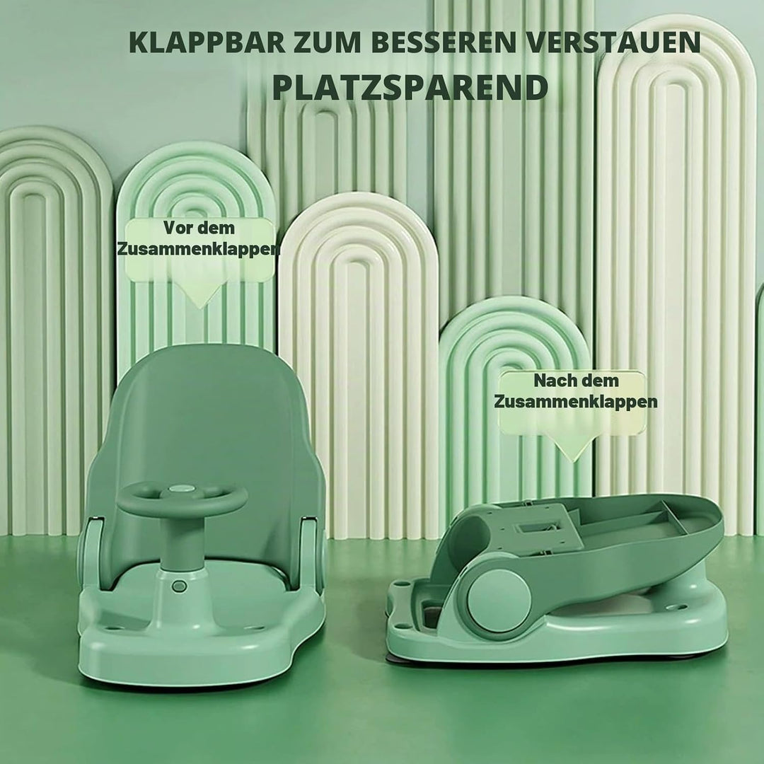 Badewannensitz Baby, Baby Badewanne,Rutschfest Badewannensitz mit Starke Saugnäpfe,Baby Bath Seat,4