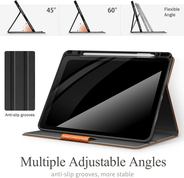 AUAUA Hülle für iPad Pro 12.9 Zoll 2022/2021/2020/2018 (6./5./4./3. Generation) mit Stifthalter, Aut