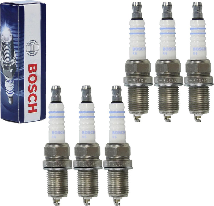 6x Original BOSCH Zündkerze Zündkerzen FR8DCX+