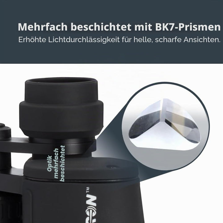 Celestron 71198 Cometron 7x50 Porroprismenfernglas, Schwarz Cometron 7 x 50 Porroprisma Einzeln, Com