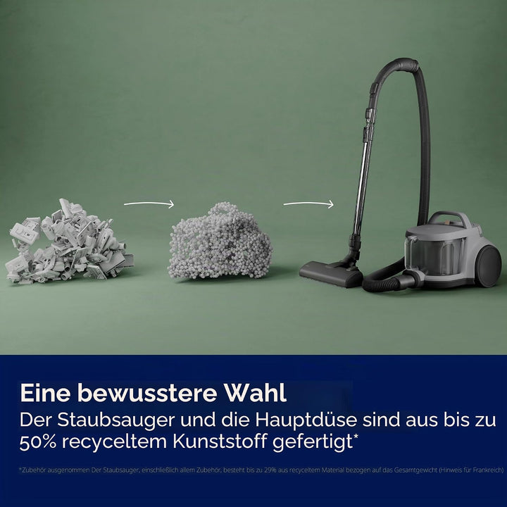 Electrolux Animal 500 EL51A2UG Staubsauger TurboTextile und AllFloor Kopfhörer, 99,99% Staubsaugeref