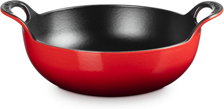 Le Creuset Balti Dish aus Gusseisen, 24 cm, 2,7 Liter, Kirschrot, 20142240600460, Kirschrot