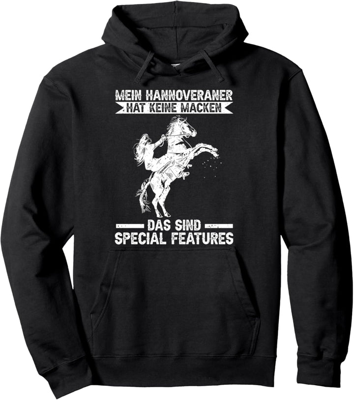 Pferd Reitstall Reiten Pferde Hannoveraner Pullover Hoodie