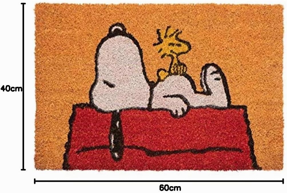 Grupo Erik Kokosmatte Fussmatte Peanuts Snoopy Schmutzfangmatte 40x60 cm - Peanuts Snoopy Geschenke