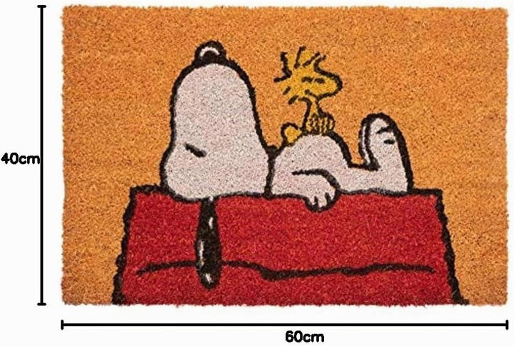 Grupo Erik Kokosmatte Fussmatte Peanuts Snoopy Schmutzfangmatte 40x60 cm - Peanuts Snoopy Geschenke