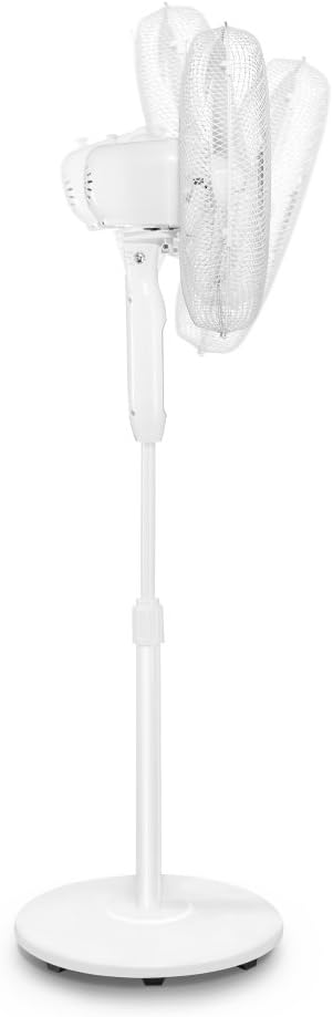 TROTEC Standventilator TVE 25 S, geräuscharmer Ventilator, 40 Watt, 3 Gebläsestufen, 80°-Oszillation