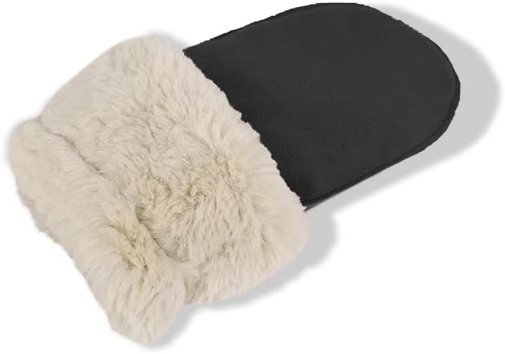 AXELENS Fäustlinge Winterhandschuhe Damen Schwarz, Schwarz