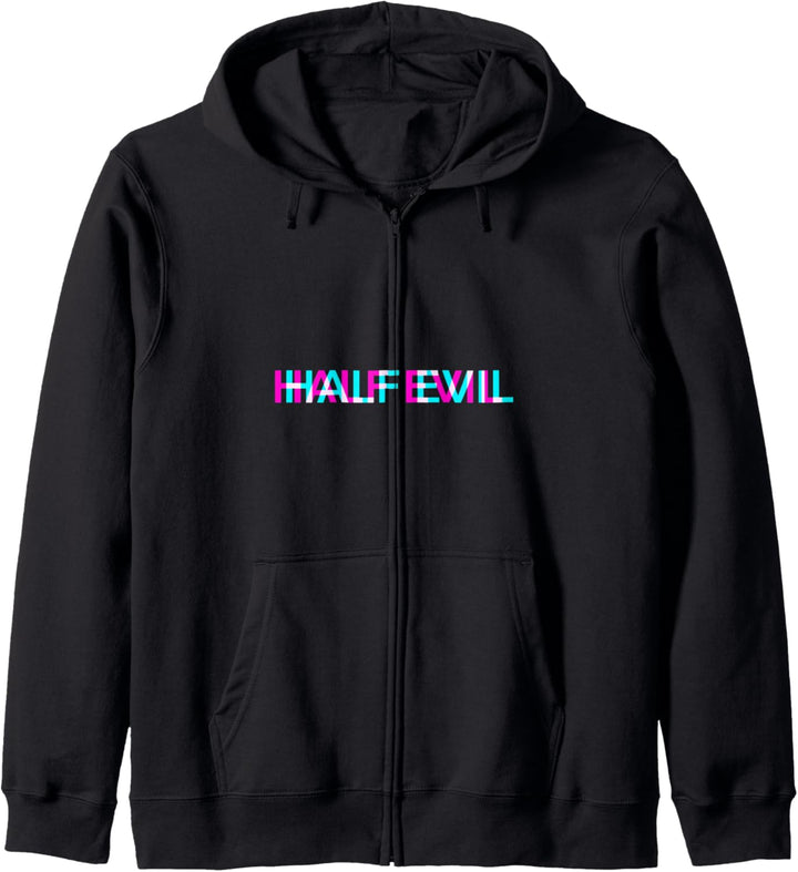 Half Evil Aesthetic Vaporwave Emo Punk Pastel Goth Kapuzenjacke