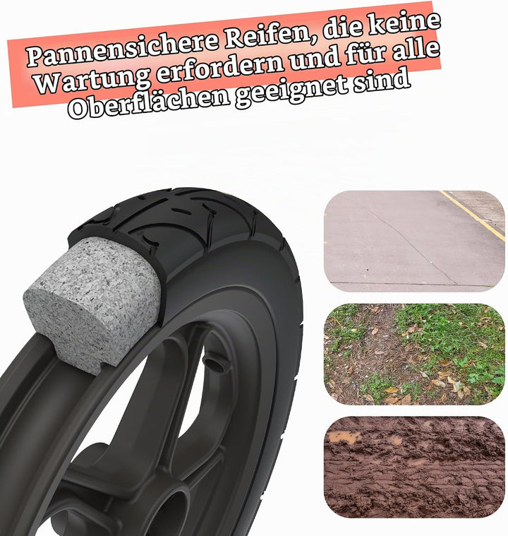 Chillafish Charlie Laufrad, Mit 10 Zoll oder 12 Zoll Reifen, mit Leuchträdern oder Anderen Accessoir