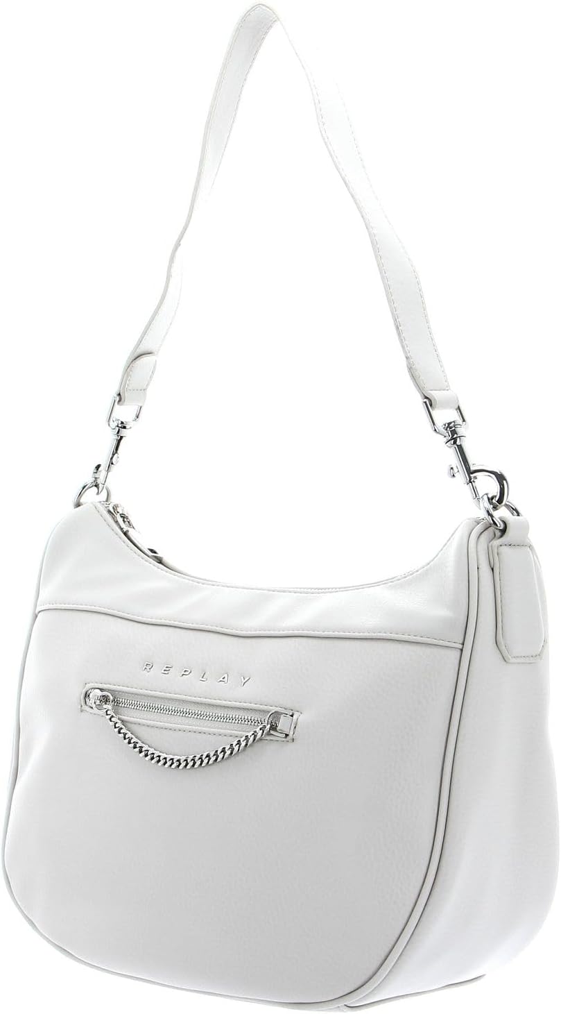 Replay - Schultertasche 30 cm lt grey