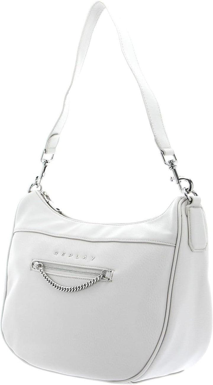 Replay - Schultertasche 30 cm lt grey
