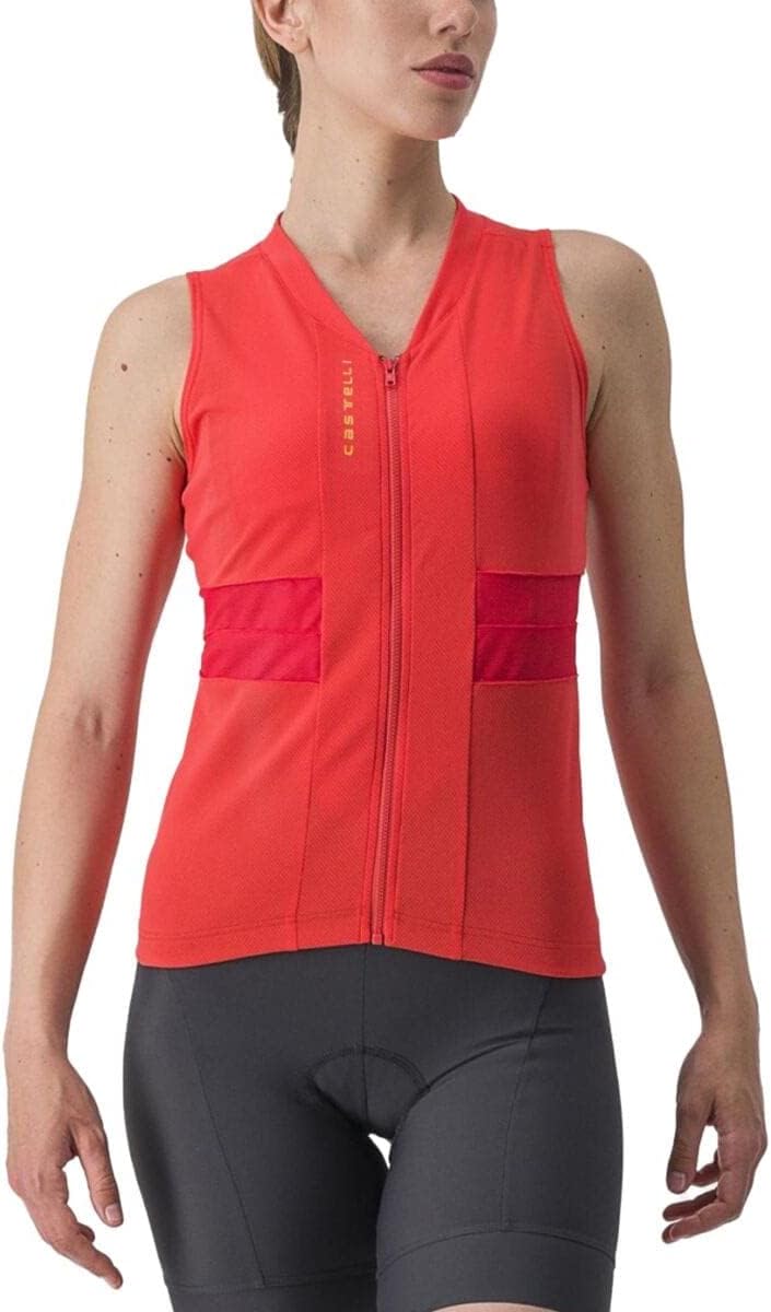 CASTELLI Damen T-Shirt M Hibiskus/Soft Orange, M Hibiskus/Soft Orange