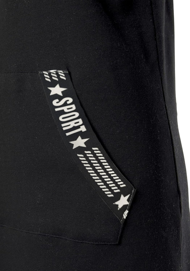 TrendiMax Damen Hoodie Kleid Herbst Langarm Sweatshirts Kapuzenpullover Streetwear Jumper Pullover M