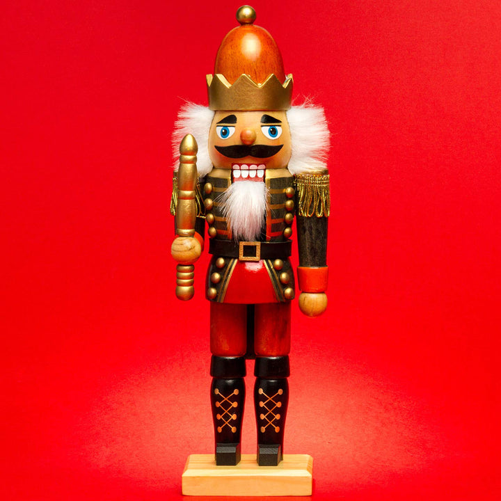 SIKORA NK-H Deko Nussknacker Figur aus Holz Verschiedene Motive 2 Grössen, Grösse:Höhe ca. 34 cm, Fa