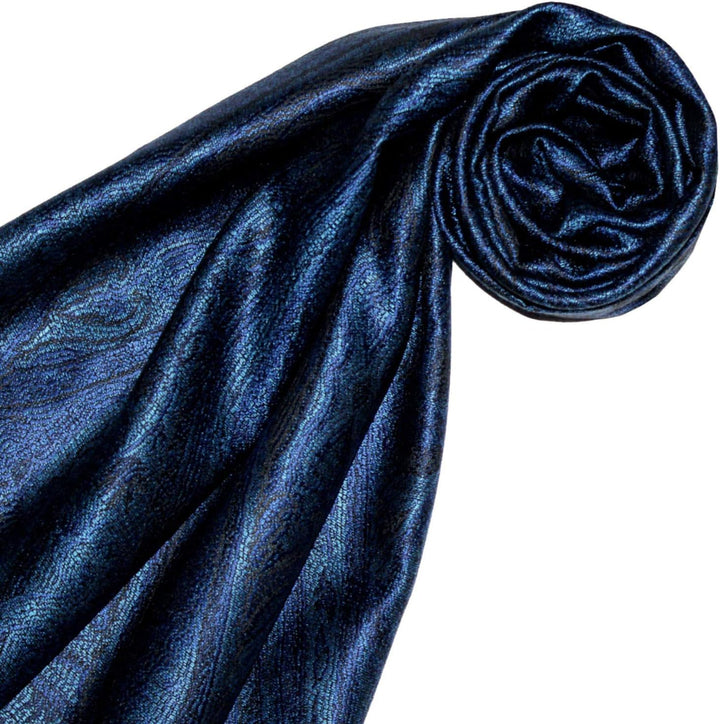 Lorenzo Cana Pashmina Schal Schaltuch jacquard gewebt 100% Seide Paisley Muster Seidenschal Seidentu