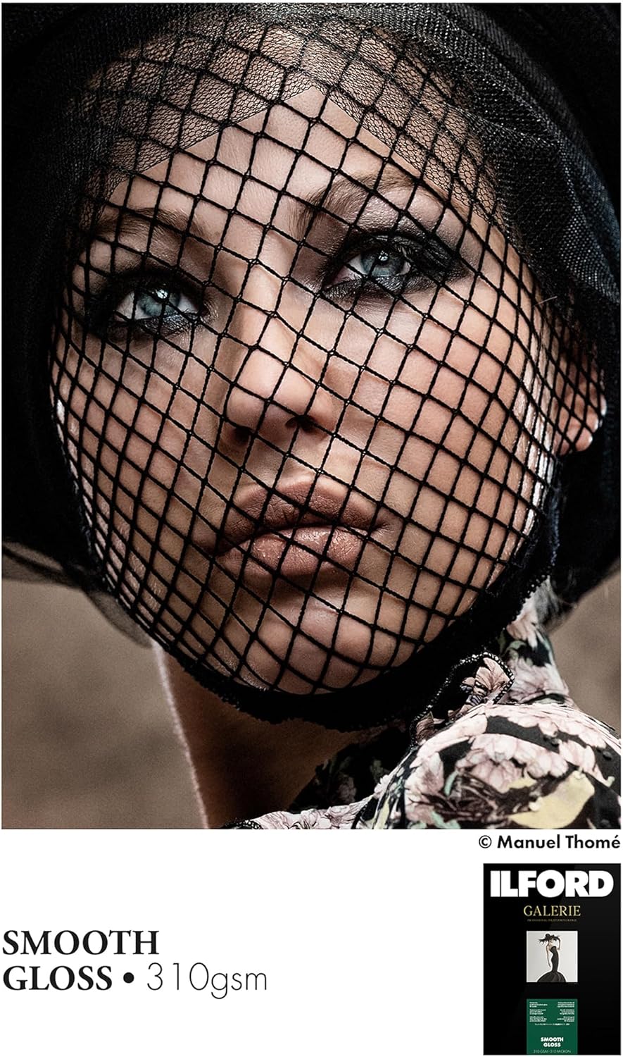 Ilford 2001730.0 Prestige Smooth Gloss Paper, 310g, 100 Blatt, 10 x 15 cm 4x6" - 100 Blatt, 4x6" - 1