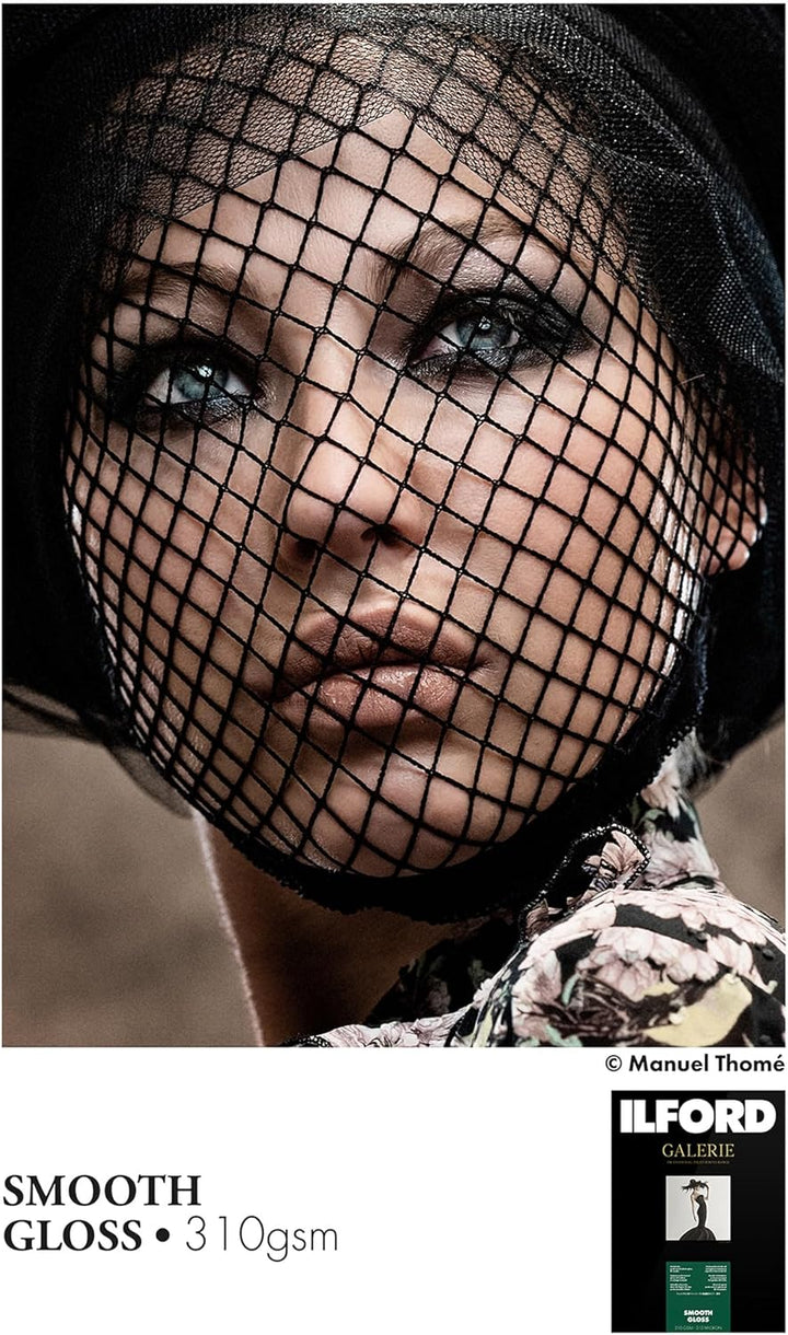 Ilford 2001730.0 Prestige Smooth Gloss Paper, 310g, 100 Blatt, 10 x 15 cm 4x6" - 100 Blatt, 4x6" - 1