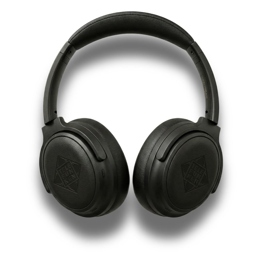 TELEFUNKEN ARCO Style Kopfhörer kabellos Bluetooth Over Ear mit Active Noise Cancelling (ANC) & Tran