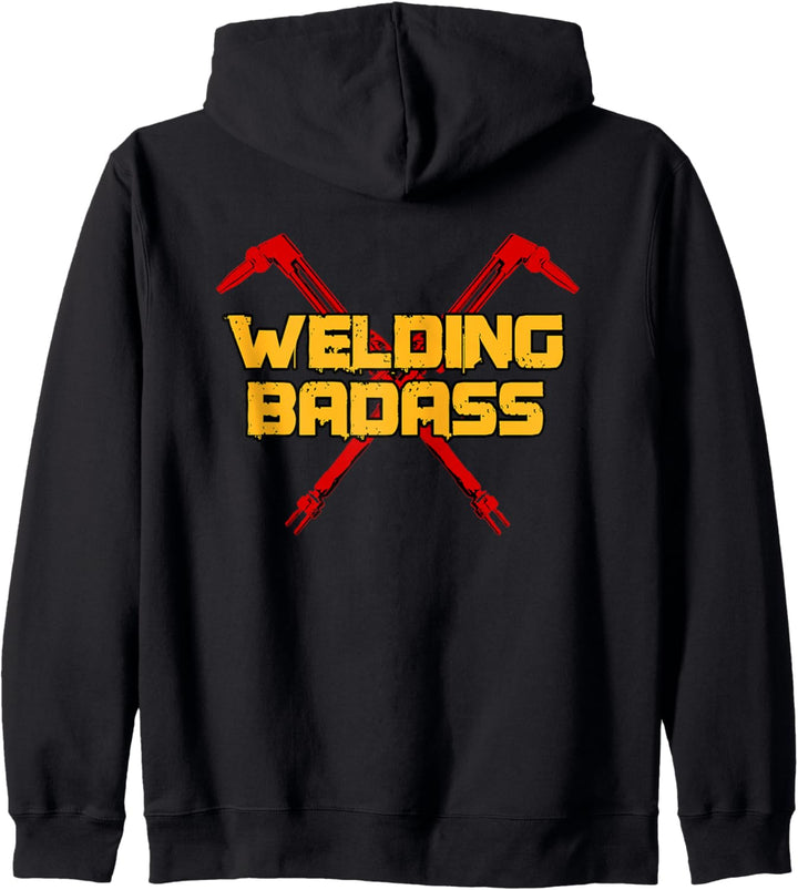 Welder Gifts Welding Design On Back Of Clothing Kapuzenjacke