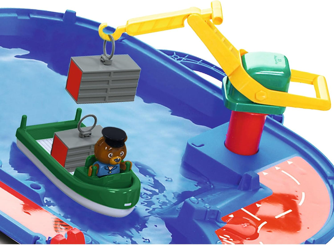AquaPlay - AmphieWorld - 145x156 cm grosse Wasserbahn, inklusive 79 Teilen, Spieleset inklusive 2 Bo