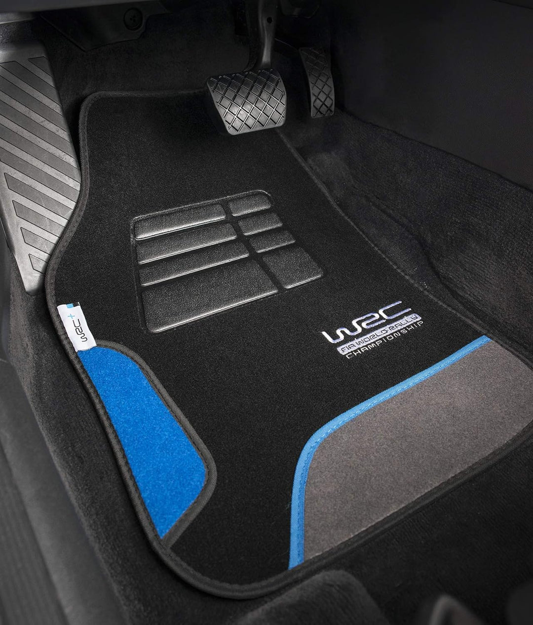 WRC 7436 4 teppichboden Blue Race, schwarz 4 x Blue Race Teppiche, 4 x Blue Race Teppiche