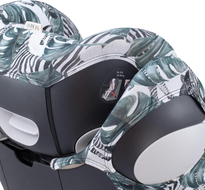 JYOKO Kids Bezug für Autositz kompatibel mit Cybex Pallas M (Zebra), Zebra
