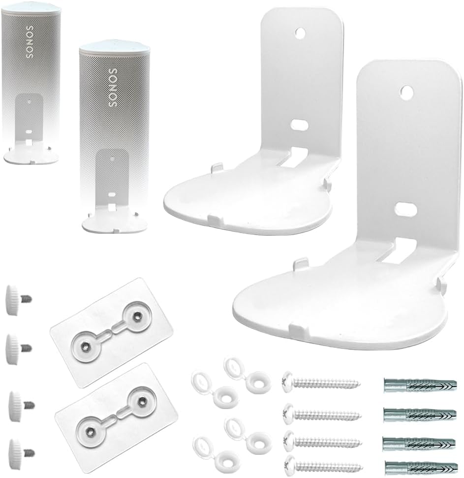 Wandhalterung Paar(2 Stück) für Sonos Roam/Sonos Roam SL Lautsprecher(Kompatibel mit Sonos Roam und