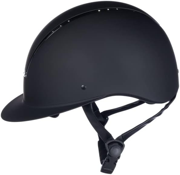 HKM Unisex ? Erwachsene Shield Diamond Reithelme, Schwarz, L