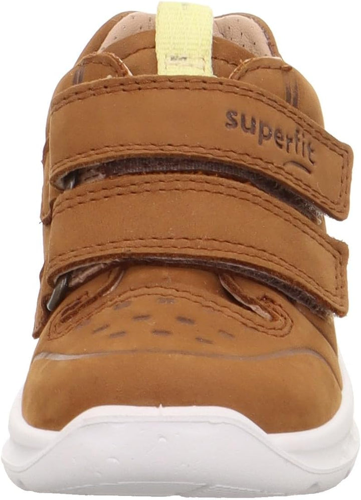 Superfit Jungen Breeze Lauflernschuh, 21 EU Braun Gelb 3020
