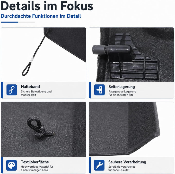 Hutablage Kompatibel mit VW Golf 5 6 1K1 5K1 1K6867769E | Passende Hutablage für VW Golf 5 6 1K1 5K1