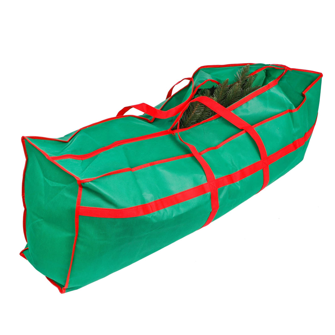 Weihnachtsbaumhülle mit Reissverschluss - 120 x 43 cm - Aufbewahrungstasche für künstliche Tannenbäu