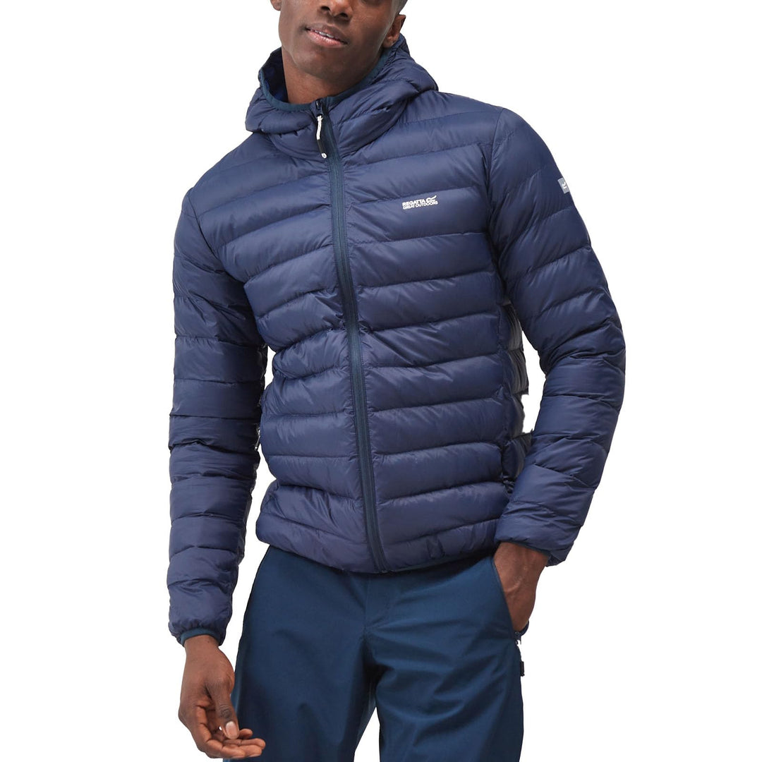 Regatta Herren Mens Marizion Baffled Water Repellent Jacket Coat Gefütterte Jacke 3XL Marine, 3XL Ma