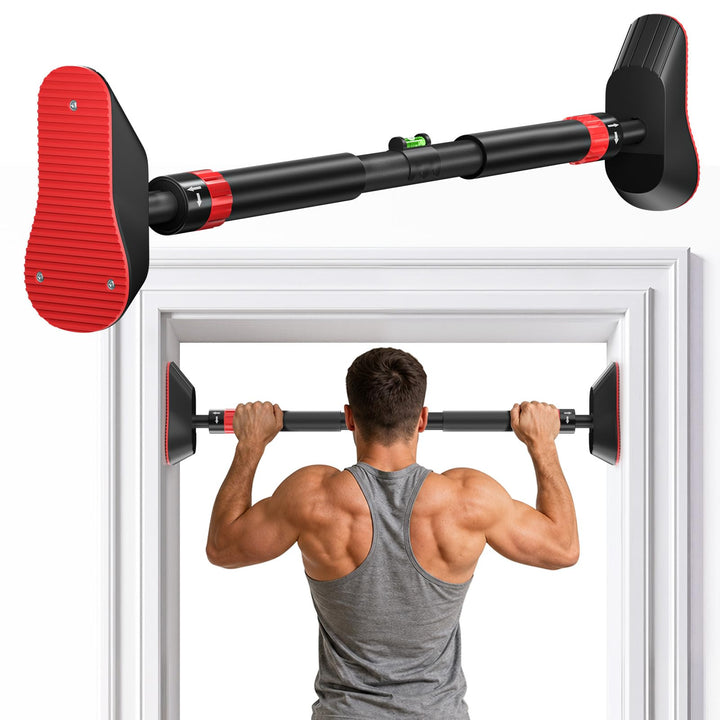 Fokky Klimmzugstange Türrahmen, Pull up Bar Tragkraft bis zu 250 Kg, Reckstange Ohne Schrauben 74-97