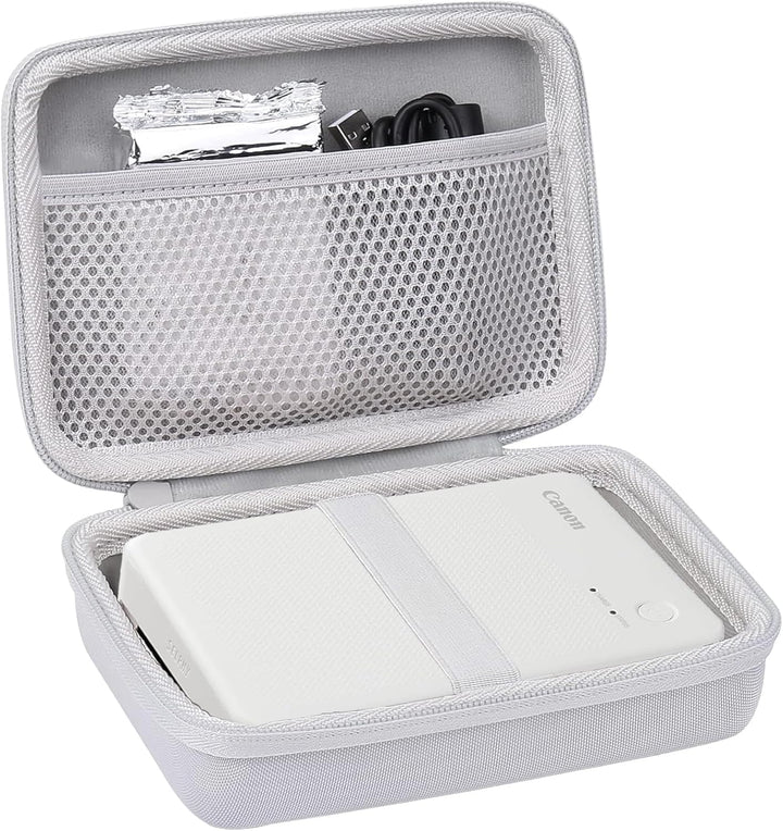 co2CREA Hart Tasche für Canon SELPHY Square QX10 /QX20 Fotodrucker Case Etui Tragetasche Weiss, Weis