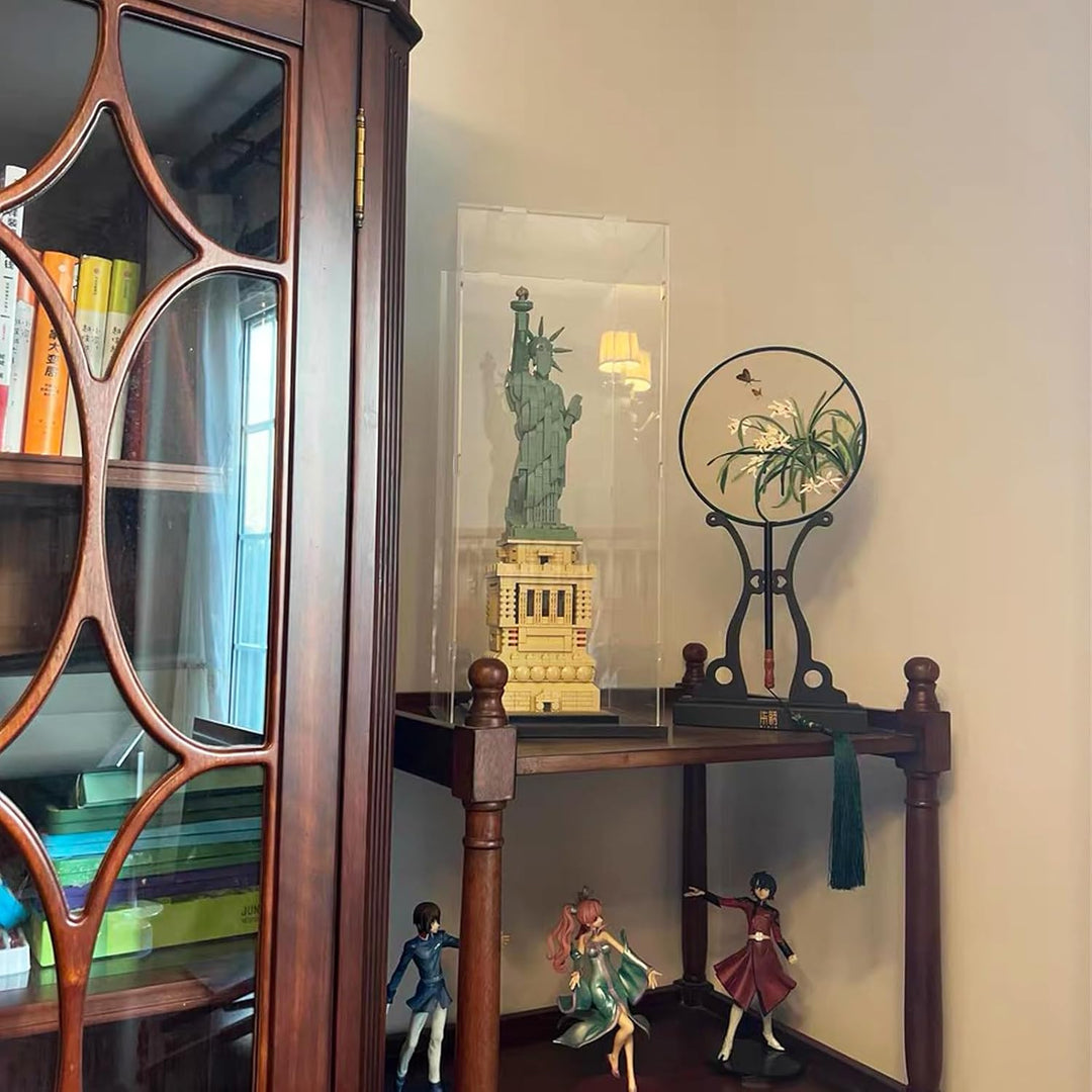 Acryl Vitrine Klar für Lego Actionfiguren Funko Pop Modell Skulptur Transparenter Plexiglas Display