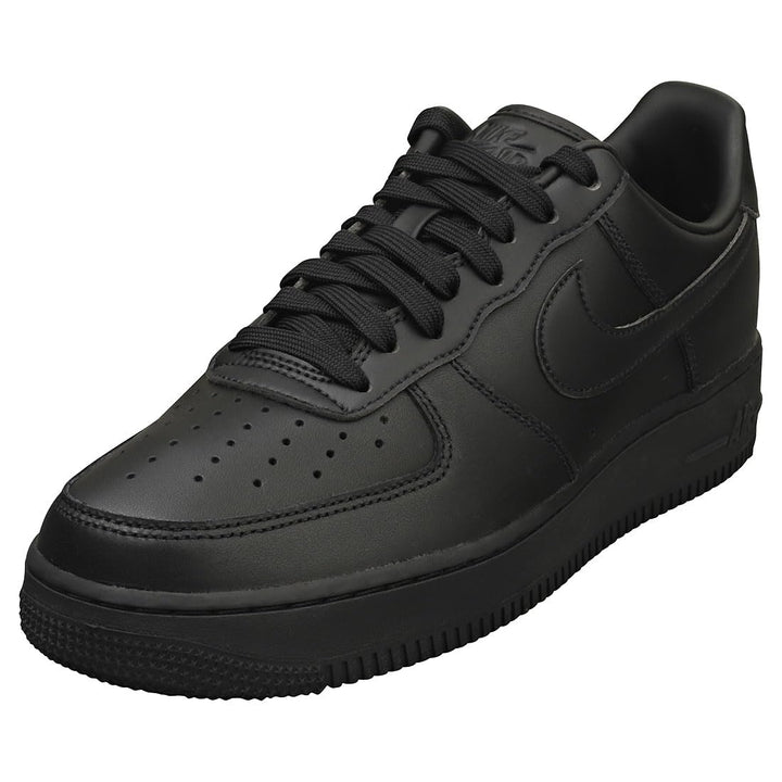 Nike Herren Air Force 1 '07 FreshSneaker 37.5 EU Schwarz Anthrazit Schwarz Schwarz, 37.5 EU Schwarz