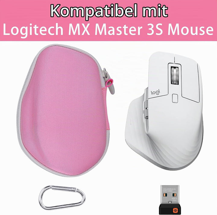 co2CREA Hart Schutz Hülle Etui Tasche für Logitech MX Master 4 /Master 3 /Master 3S Kabellose Maus,(
