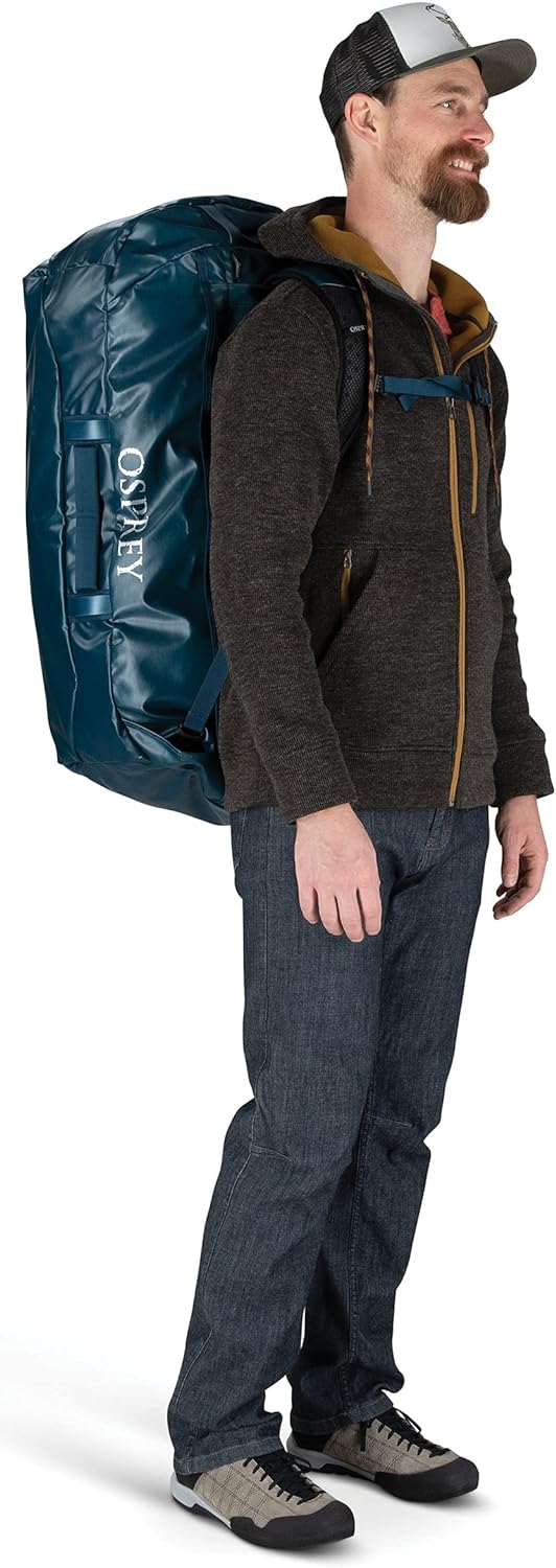 Osprey Unisex – Erwachsene Transporter 120 Duffel Bag Einheitsgrösse Venturi Blue, Einheitsgrösse Ve
