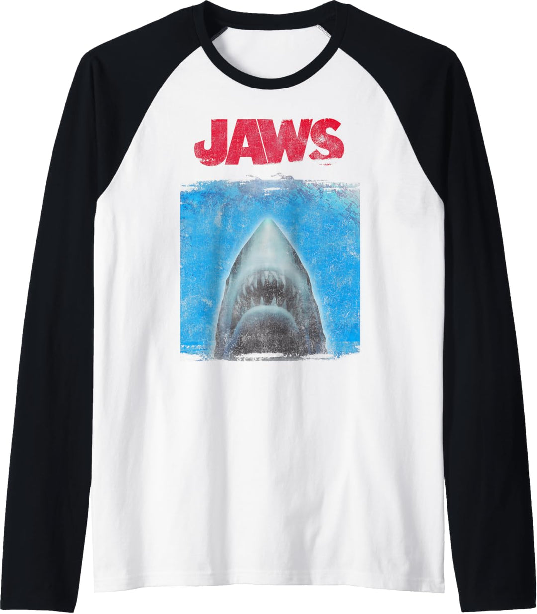 Jaws Movie Poster Raglan