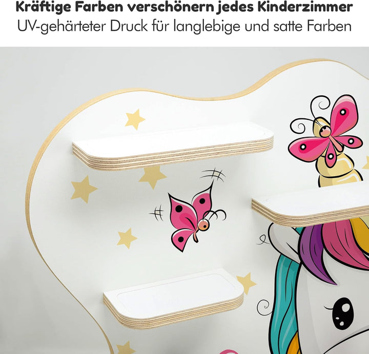 stadtecken Holzregal passend für Toniebox 2 I Geeignet für ca. 50 Tonies I Perfekte Aufbewahrung im