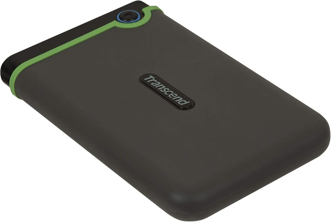 Transcend 2TB USB 3.1 Gen 1 StoreJet 25M3S Rugged External Hard Drive TS2TSJ25M3S grau - grün 2TB Si
