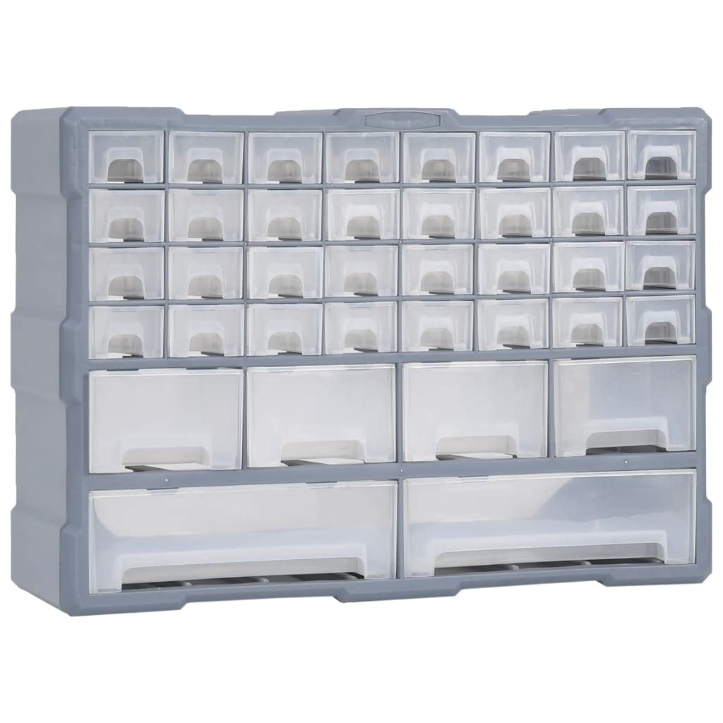 vidaXL Multi-Schubladen Organizer mit 40 Schubladen Sortierkasten Sortimentskasten Sortimentskoffer