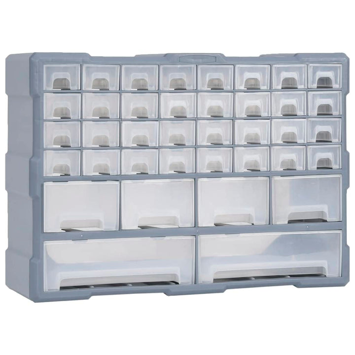 vidaXL Multi-Schubladen Organizer mit 40 Schubladen Sortierkasten Sortimentskasten Sortimentskoffer