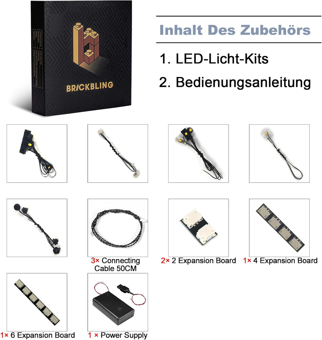 Led Licht Set Kompatibel mit Lego Holiday Express Train 10361 (Kein Modell), Dekorationsbeleuchtungs