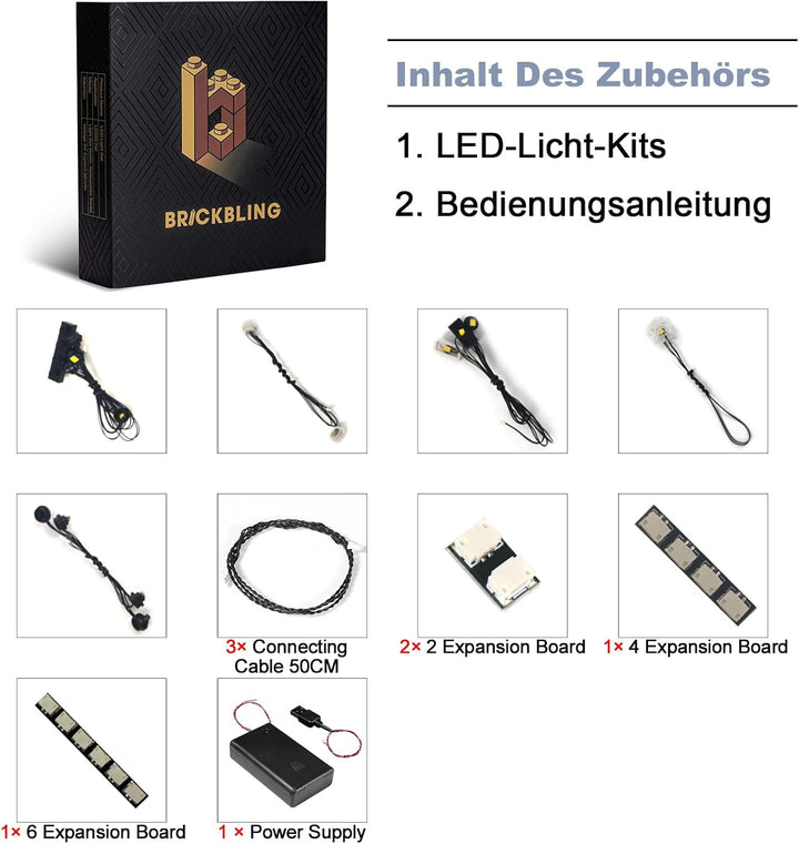Led Licht Set Kompatibel mit Lego Holiday Express Train 10361 (Kein Modell), Dekorationsbeleuchtungs