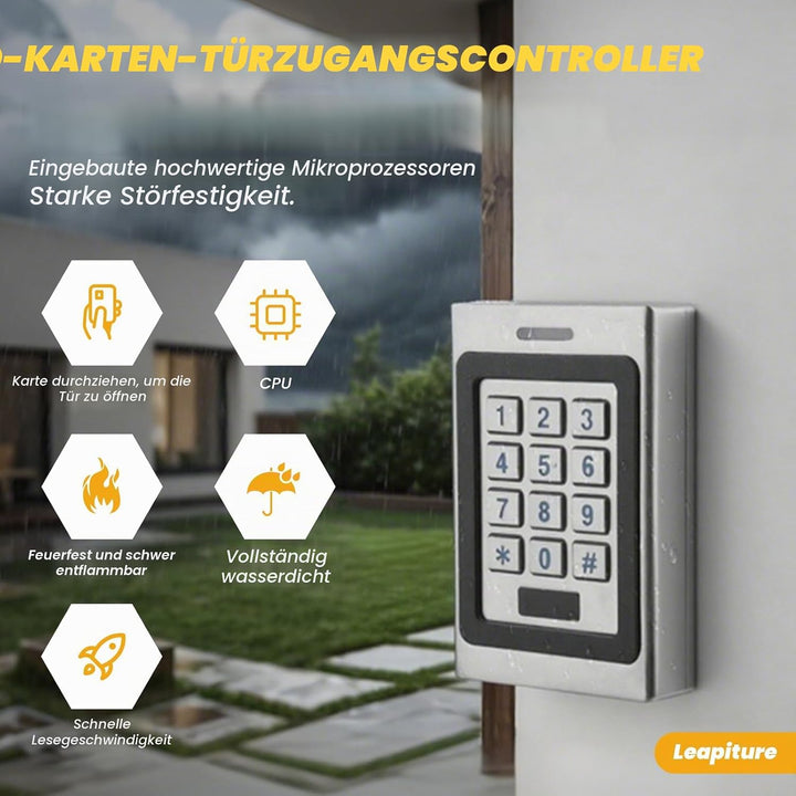 Türzugangssystem Wasserdichtes Zutrittskontrollsystem mit Demontagealarm Smart Keypad Sicherheitskon